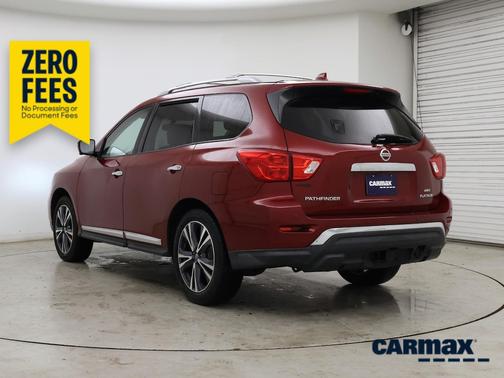 Burgundy 2020 Nissan Pathfinder Platinum