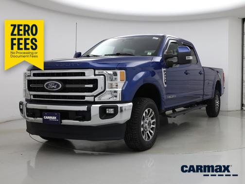 Blue 2022 Ford F-250 Lariat