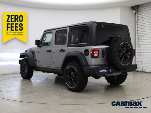 Silver 2021 Jeep Wrangler Unlimited Willys