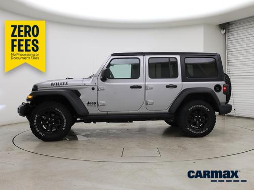 Silver 2021 Jeep Wrangler Unlimited Willys