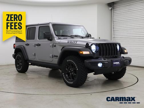 Silver 2021 Jeep Wrangler Unlimited Willys