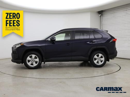 Blue 2019 Toyota RAV4 XLE