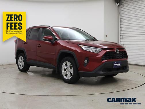 Red 2020 Toyota RAV4 XLE
