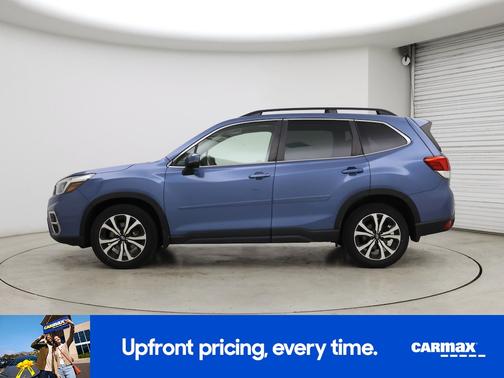 Blue 2020 Subaru Forester Limited