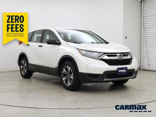 White 2018 Honda CR-V LX