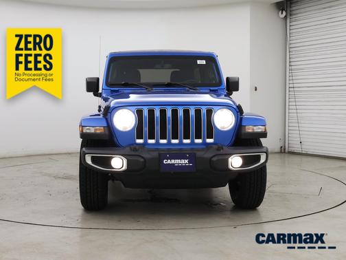 Blue 2022 Jeep Wrangler Unlimited Sahara