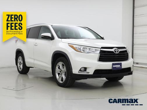 White 2014 Toyota Highlander Limited