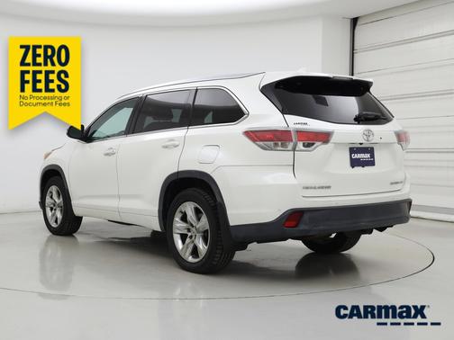 White 2014 Toyota Highlander Limited