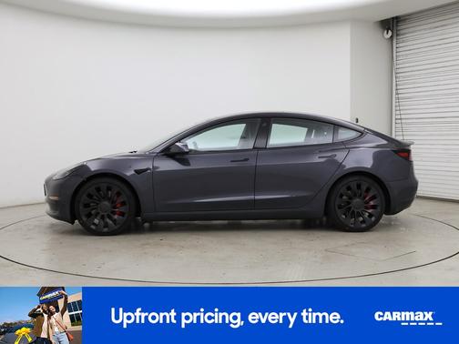 Gray 2022 Tesla Model 3 Performance