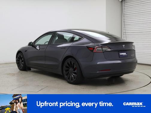 Gray 2022 Tesla Model 3 Performance