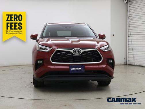 Red 2022 Toyota Highlander Limited