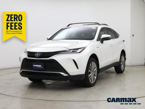 White 2021 Toyota Venza XLE