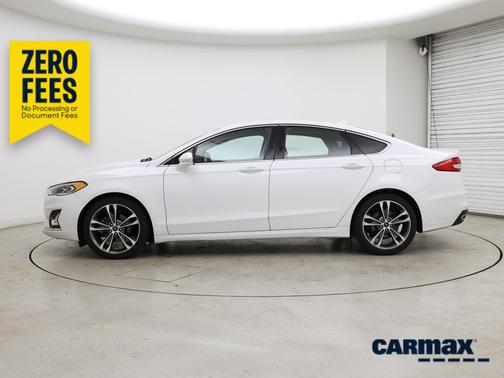 White 2020 Ford Fusion Titanium