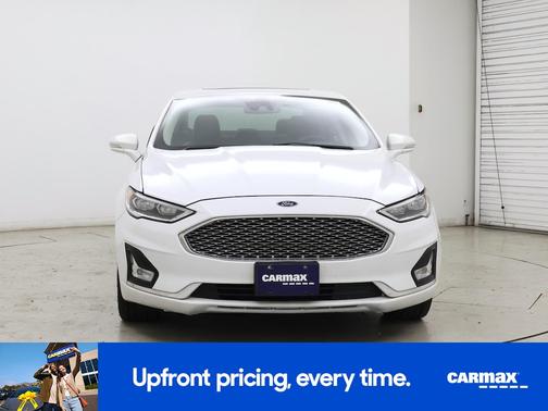 White 2020 Ford Fusion Titanium