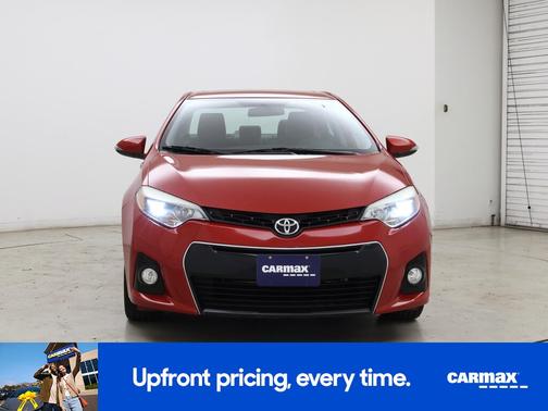Red 2015 Toyota Corolla S Plus