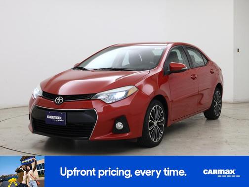 Red 2015 Toyota Corolla S Plus