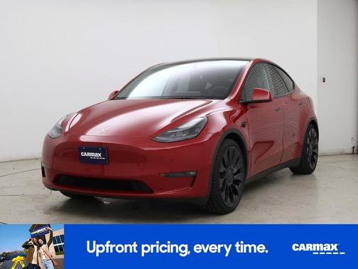 Red 2023 Tesla Model Y Performance