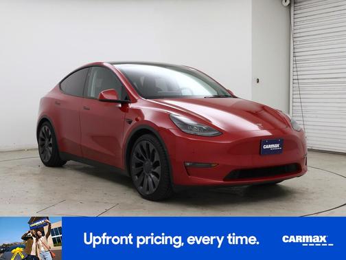 Red 2023 Tesla Model Y Performance