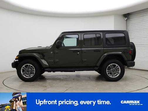 Green 2022 Jeep Wrangler Unlimited Sahara Altitude