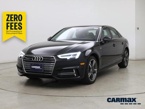Black 2017 Audi A4 Premium Plus