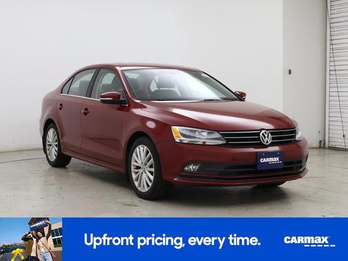 Red 2016 Volkswagen Jetta SEL