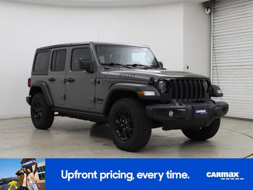 Gray 2022 Jeep Wrangler Unlimited Willys