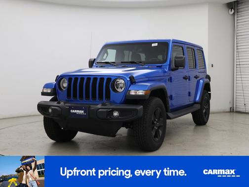 Blue 2022 Jeep Wrangler Unlimited Sahara Altitude