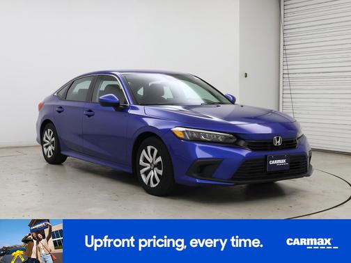 Blue 2023 Honda Civic LX