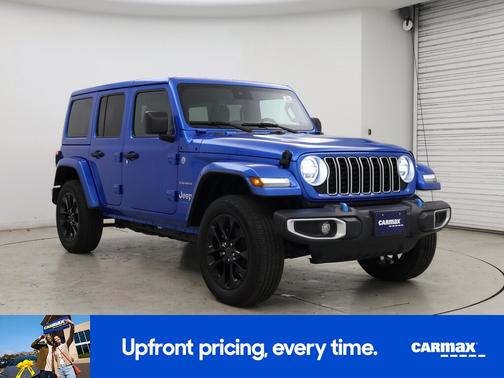 Blue 2024 Jeep Wrangler 4xe Sahara