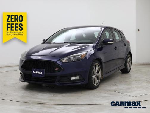Blue 2017 Ford Focus ST