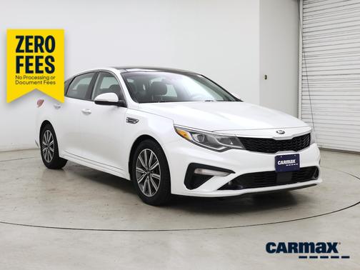 White 2020 Kia Optima EX Premium
