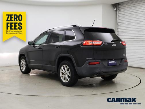 Black 2015 Jeep Cherokee Latitude