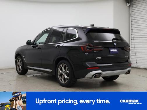 Black 2022 BMW X3 XDrive30i