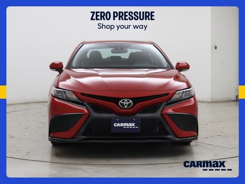 Red 2021 Toyota Camry SE