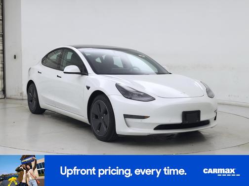 White 2021 Tesla Model 3 Standard Range Plus