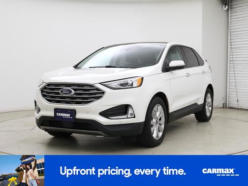 White 2021 Ford Edge Titanium