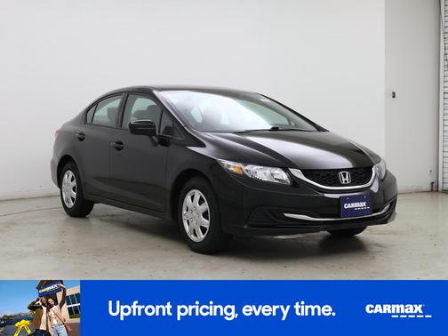 Black 2015 Honda Civic LX