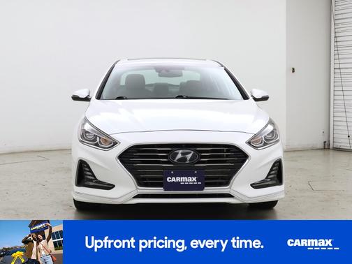 White 2018 Hyundai SONATA Limited