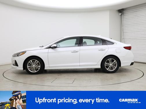 White 2018 Hyundai SONATA Limited