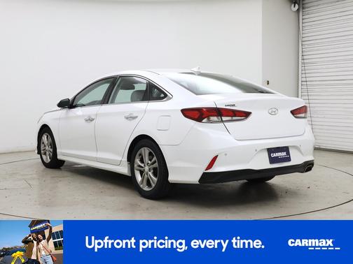 White 2018 Hyundai SONATA Limited