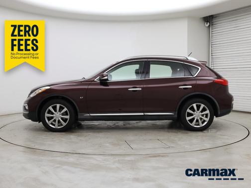 Burgundy 2017 INFINITI QX50