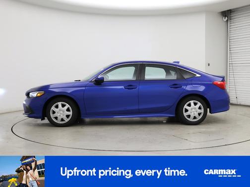 Blue 2022 Honda Civic LX