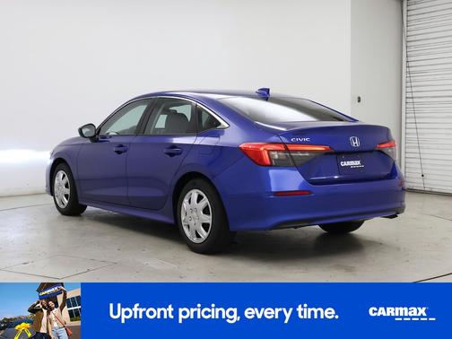 Blue 2022 Honda Civic LX