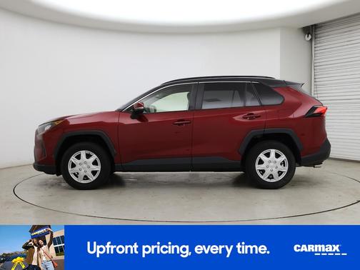 Red 2019 Toyota RAV4 LE
