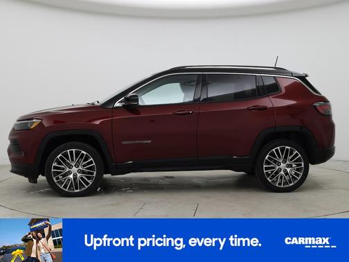 Red 2022 Jeep Compass Limited