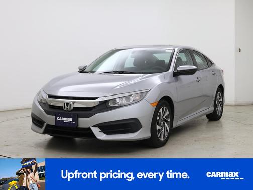 Silver 2016 Honda Civic EX