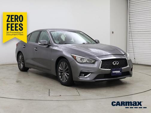 Gray 2019 INFINITI Q50 Luxe