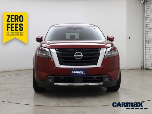 Red 2022 Nissan Pathfinder SL