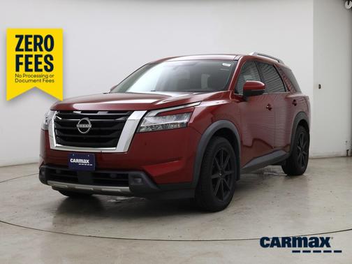 Red 2022 Nissan Pathfinder SL