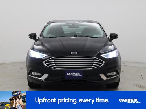 Black 2017 Ford Fusion Titanium